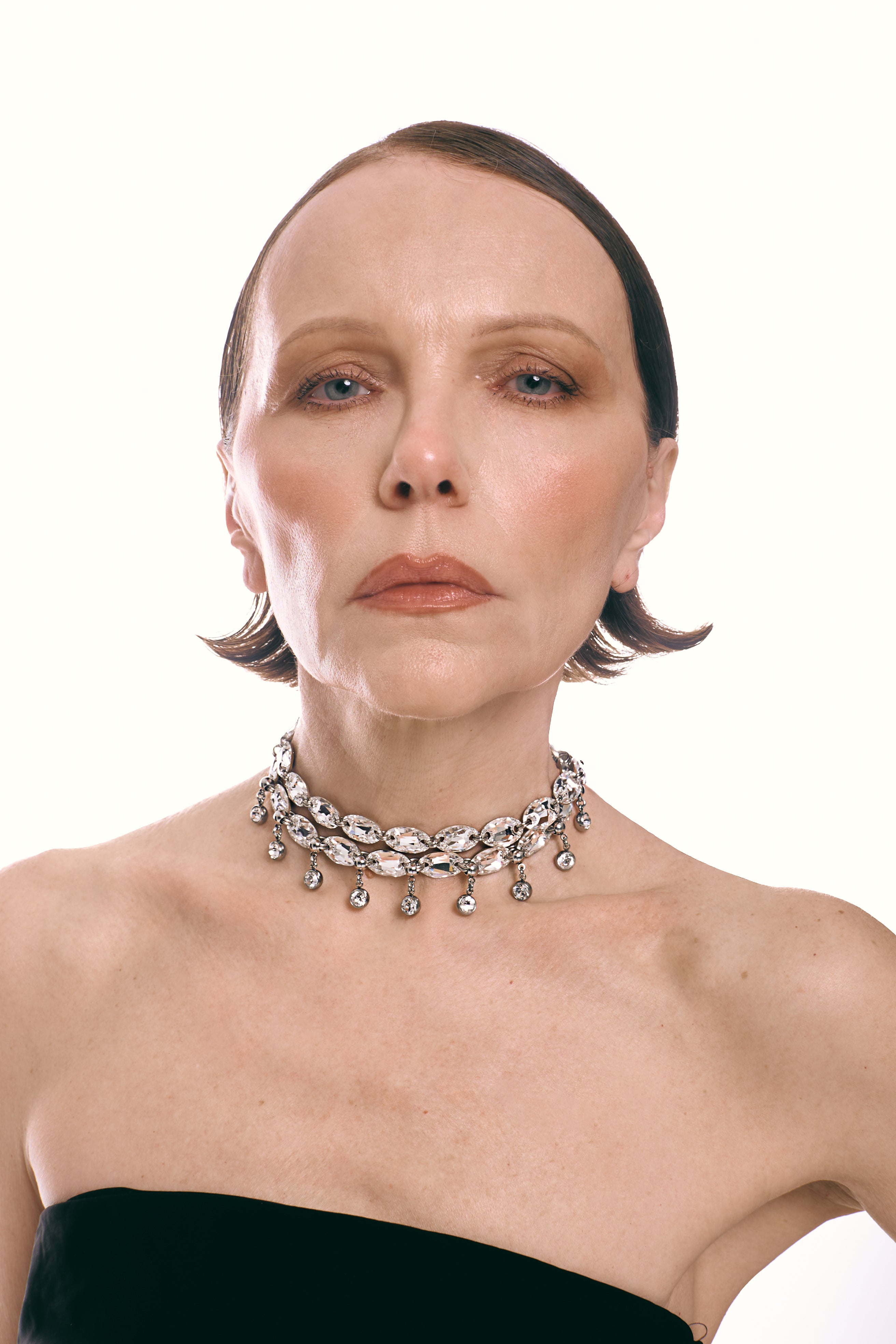 PURE ENVY raindrop choker