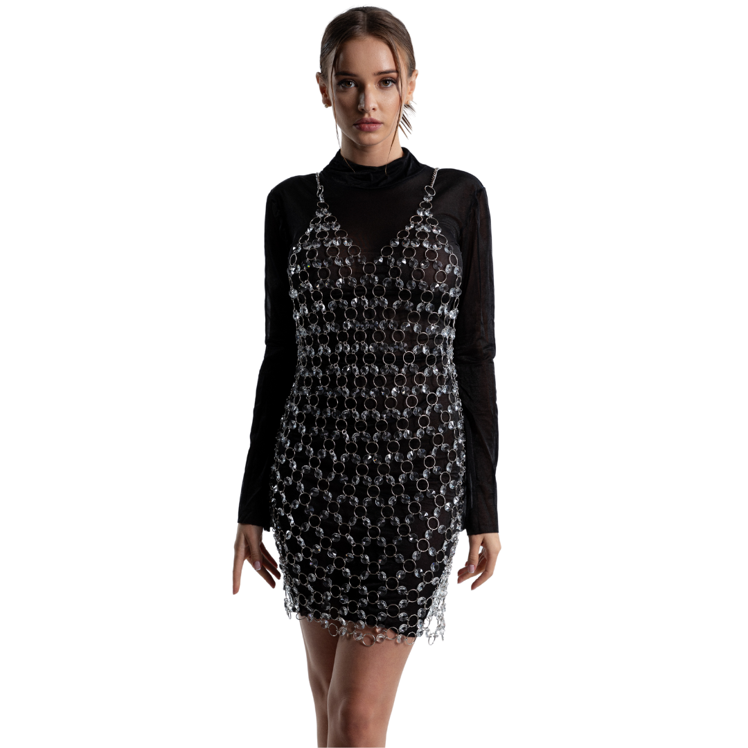 The Crystal Chainmail Dress