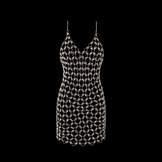 The Crystal Chainmail Dress